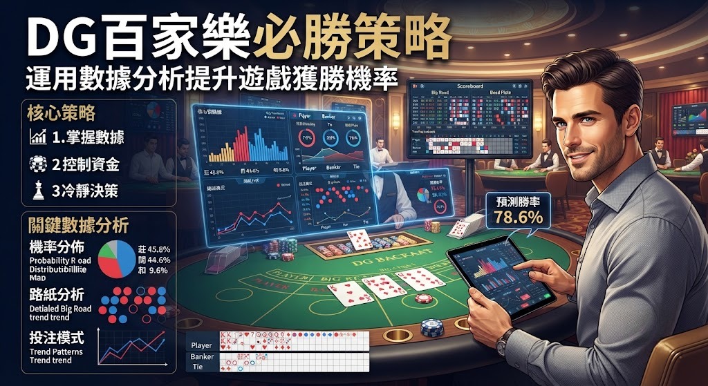 擺脫運氣盲區!點擊掌握 DG 百家樂大數據分析心法